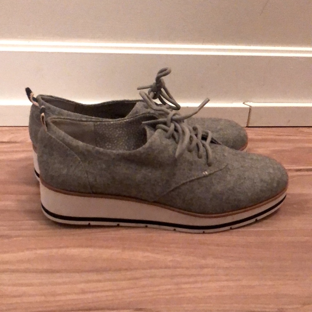 ED by Ellen grey platform Oxford shoes
